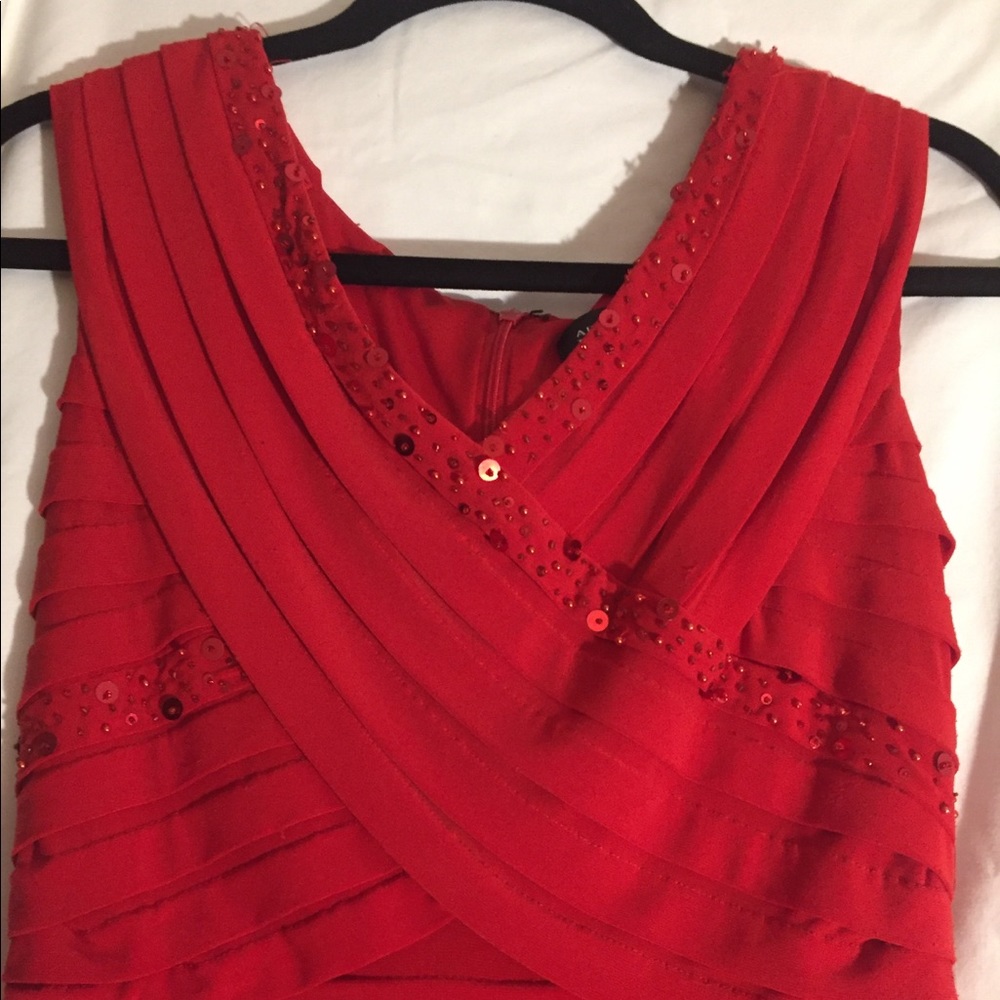 Red cocktail/wedding dress